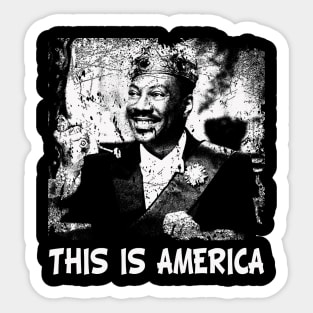Akeem's Arrival Coming To America's Royal Humor Sticker